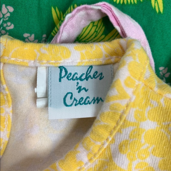 Peach And Cream Baby Girl Casual Dress - Picture 3 of 4